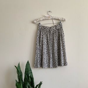 VTG 90’s Floral Button Front Skirt